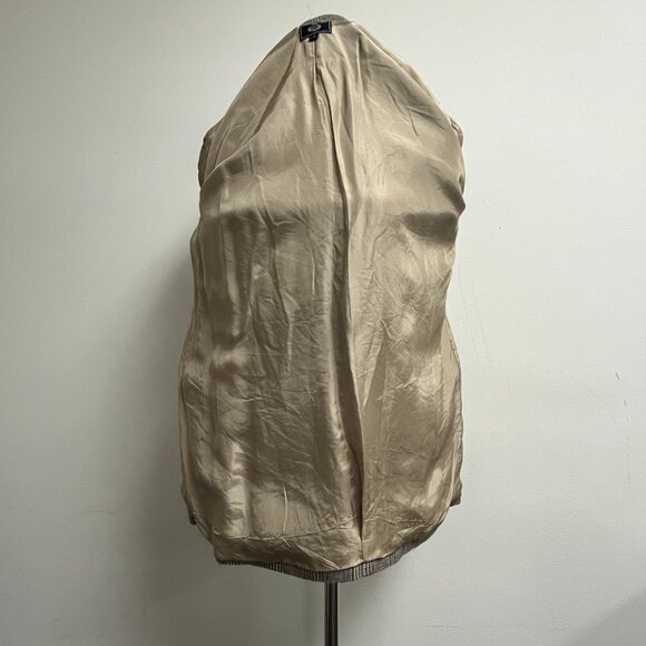 Faconnable glen plaid  jacket blazer vintage wool S - Picture 10 of 12